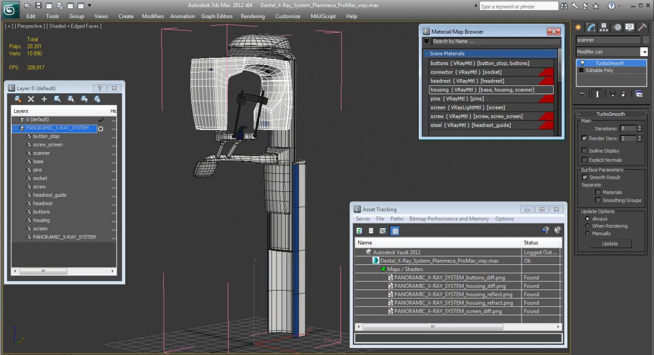 3D model Dental X-Ray System Planmeca ProMax