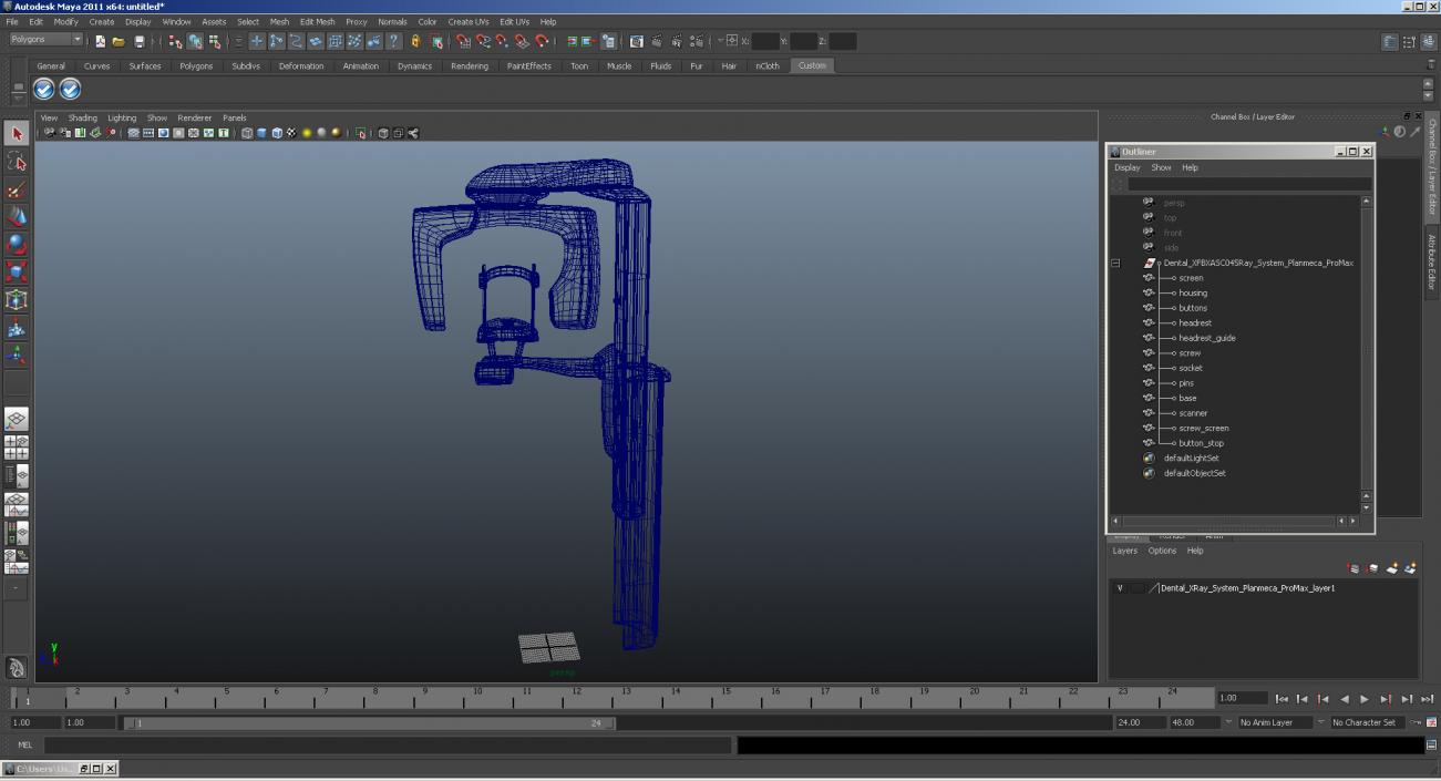 3D model Dental X-Ray System Planmeca ProMax