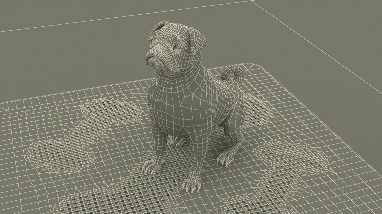 3D model Dog Park with People