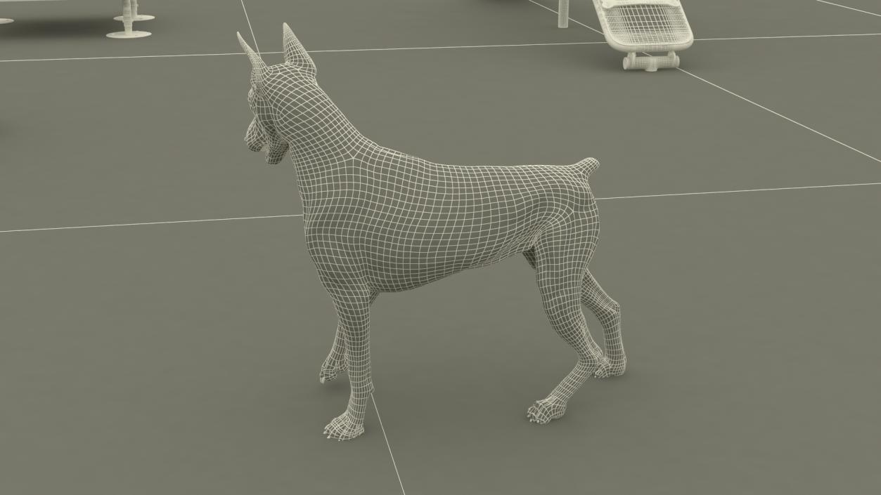 3D model Dog Park with People