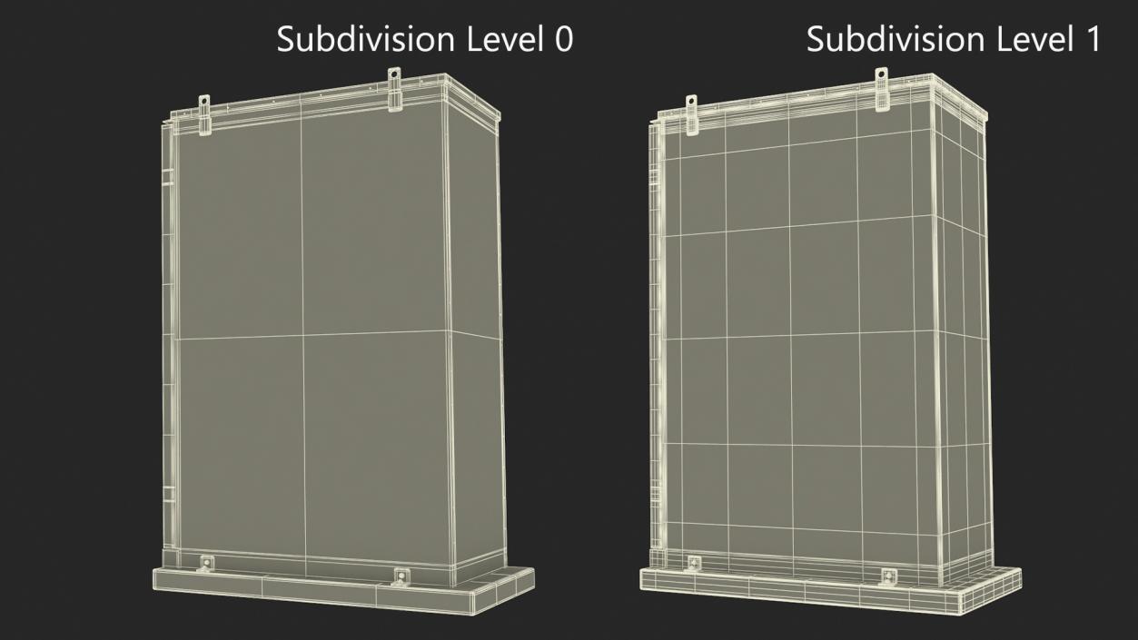 3D Tesla Commercial Battery Box Powerpack model