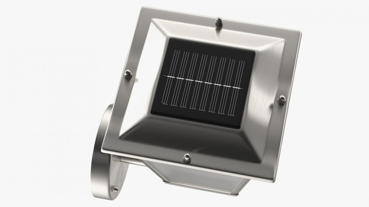 Classical Design Solar LED Outdoor Wall Lamp 3D model