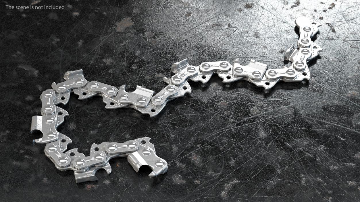 Segment Steel Chain for Chainsaw 3D