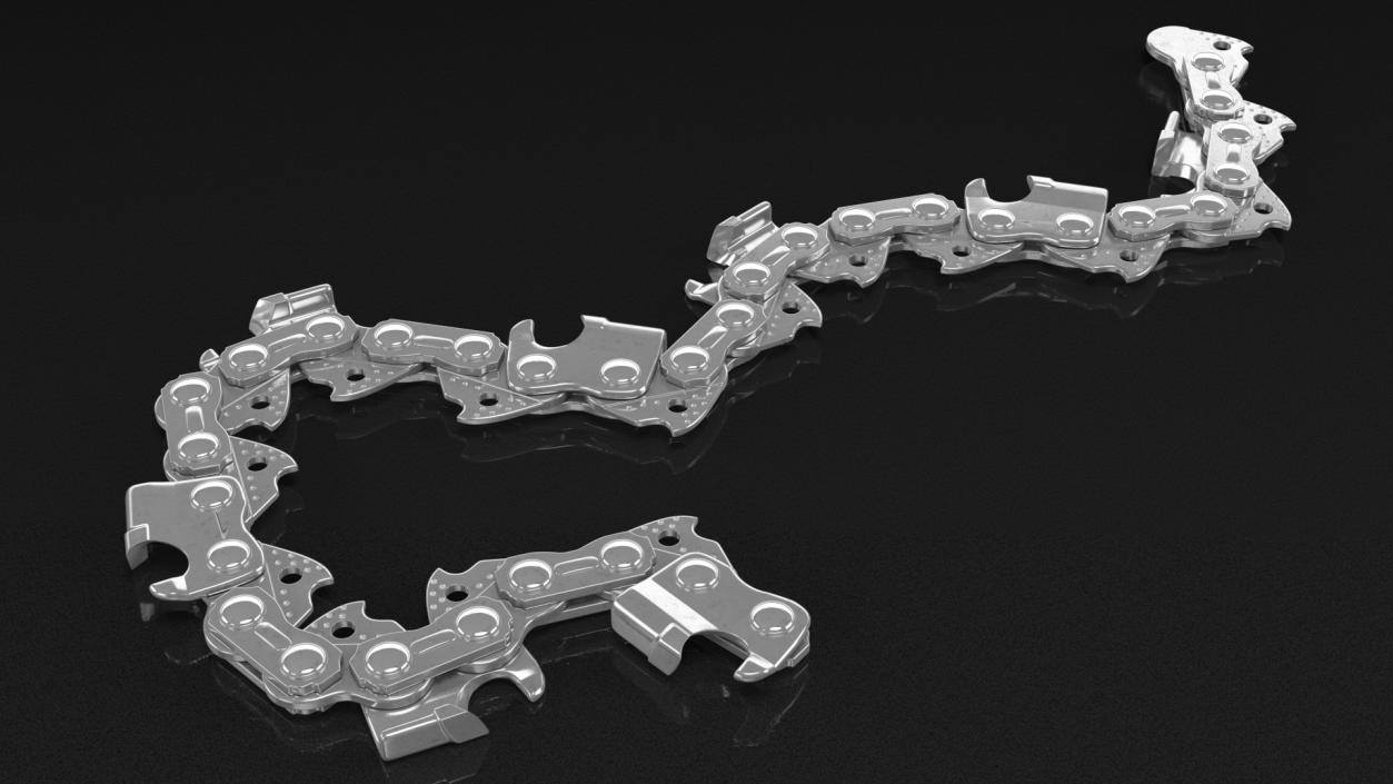 Segment Steel Chain for Chainsaw 3D