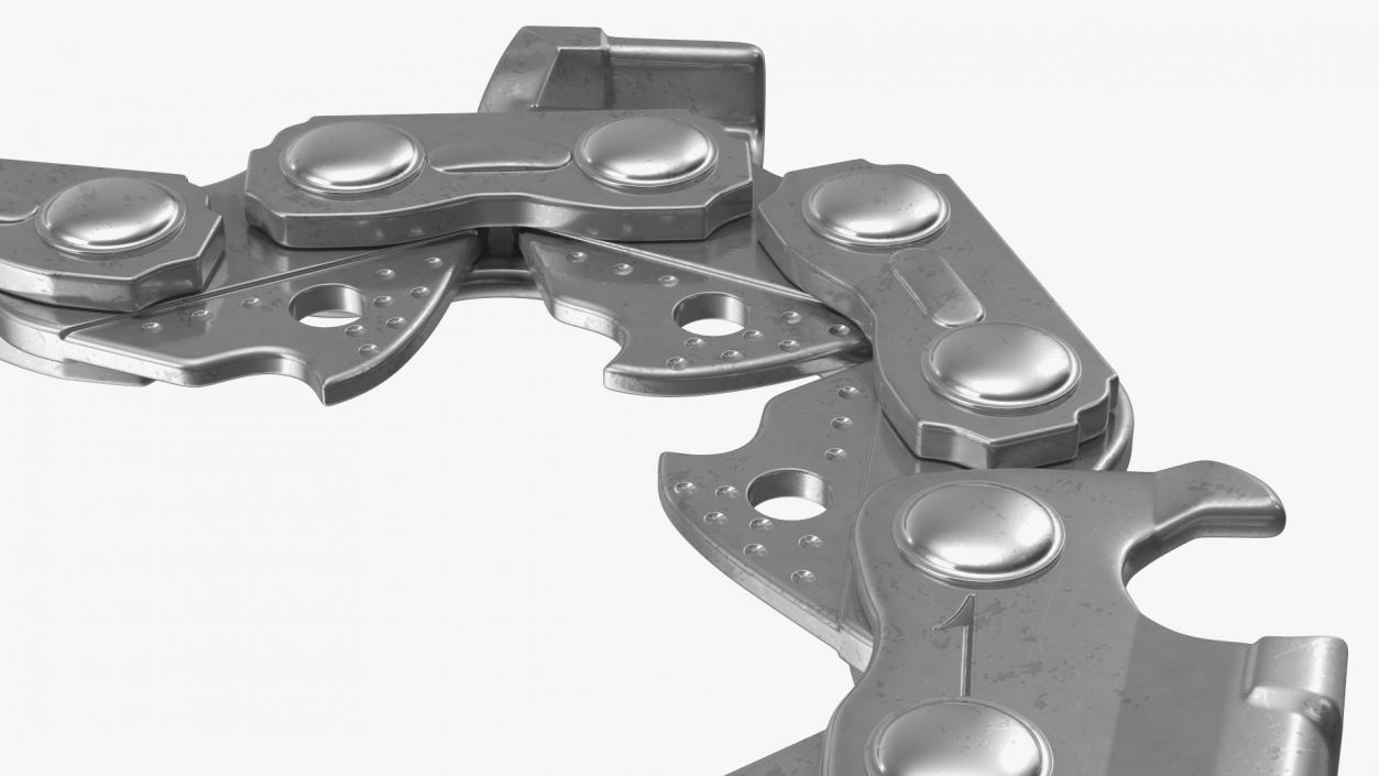 Segment Steel Chain for Chainsaw 3D