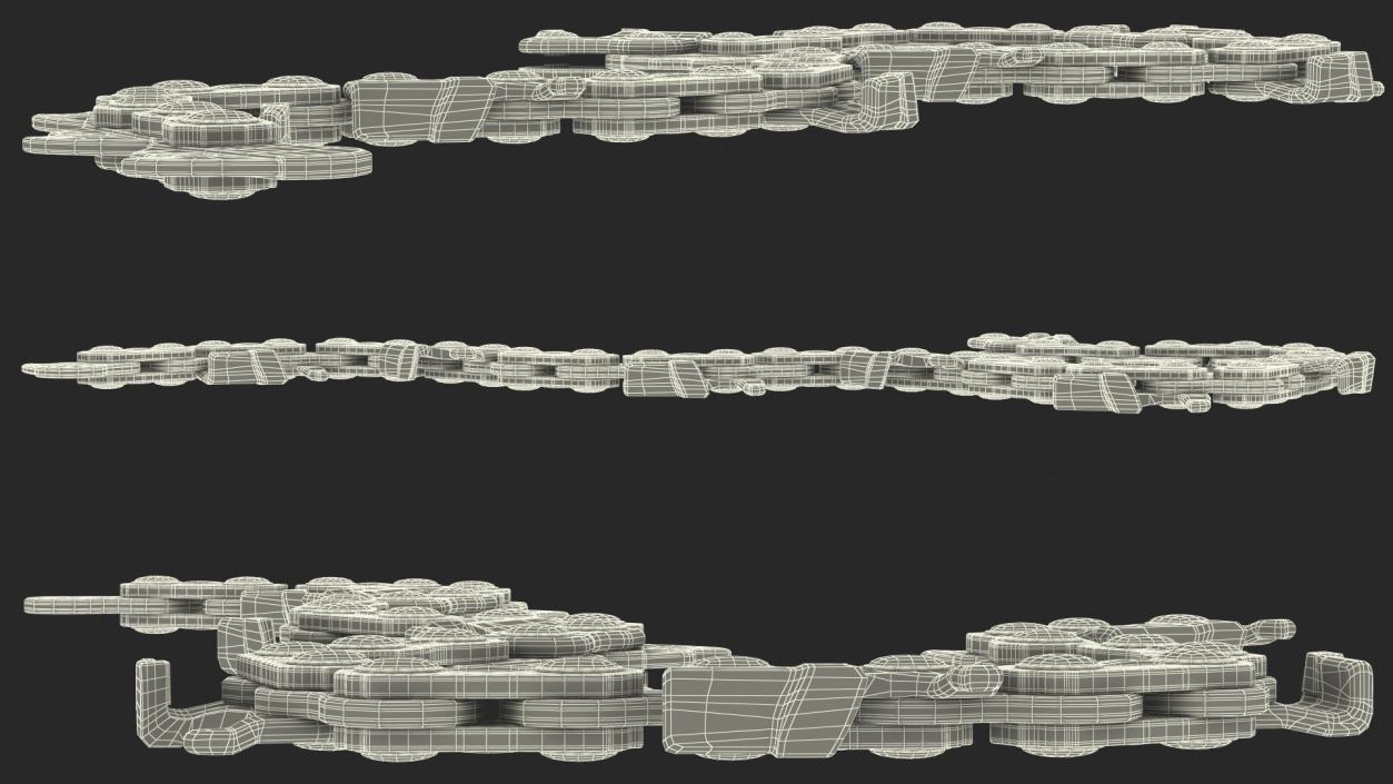 Segment Steel Chain for Chainsaw 3D