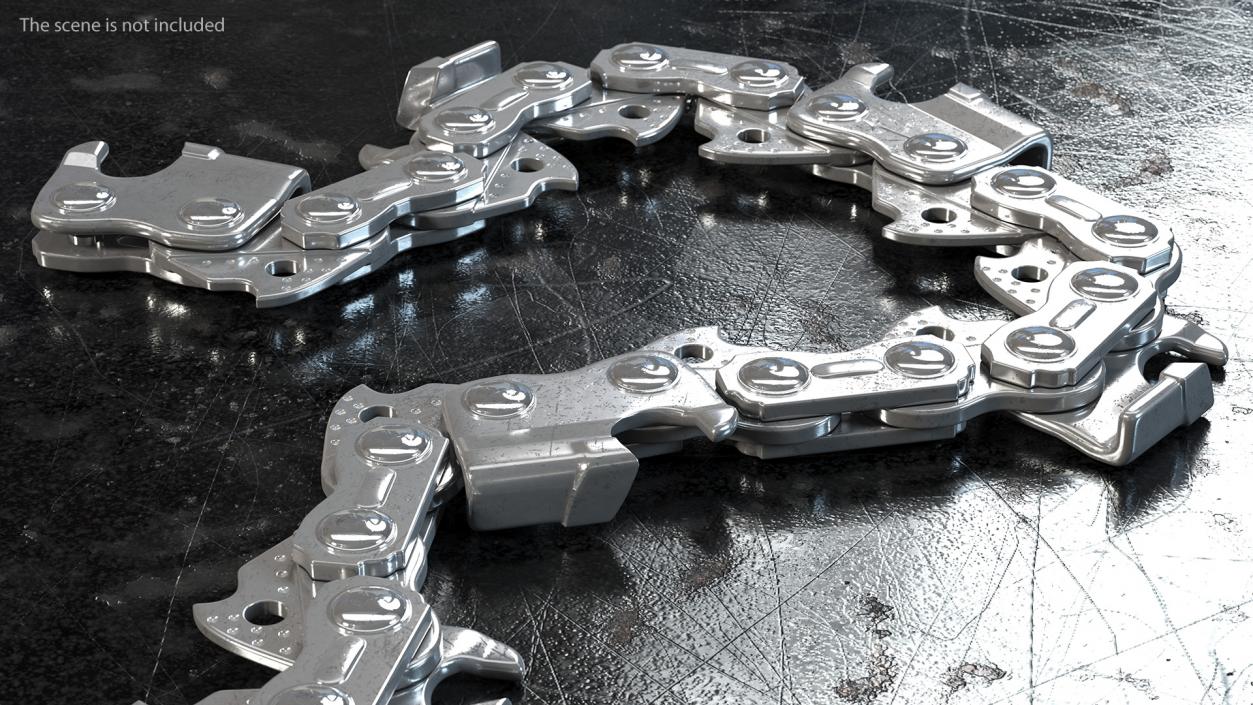 Segment Steel Chain for Chainsaw 3D