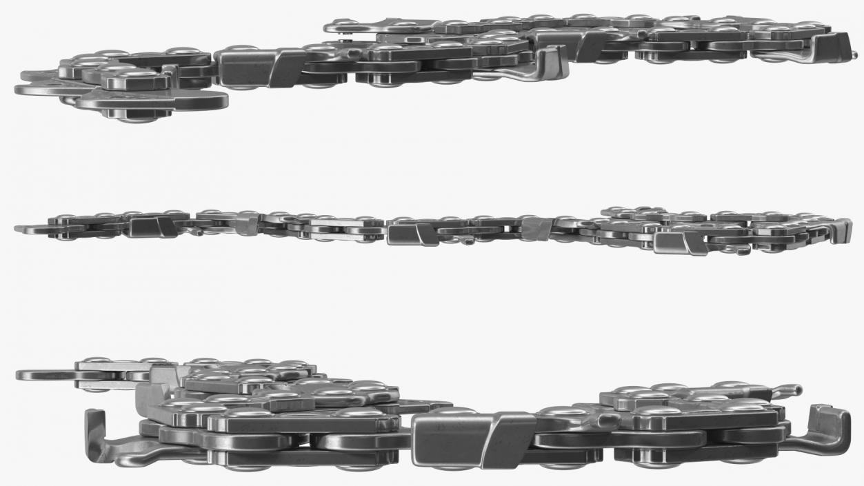 Segment Steel Chain for Chainsaw 3D