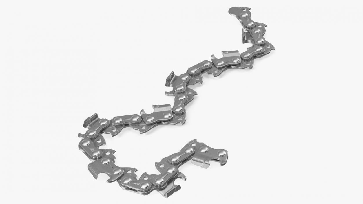 Segment Steel Chain for Chainsaw 3D