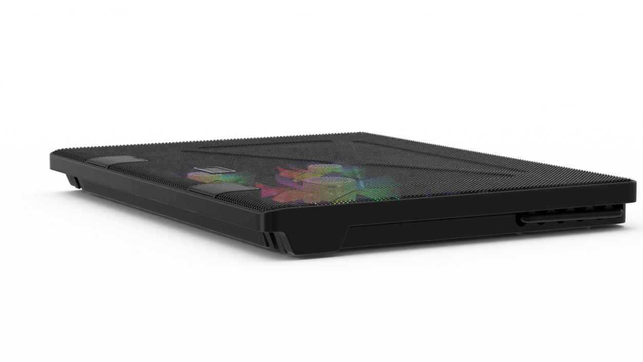 3D Gaming Laptop Cooling Pad with RGB Lighting model