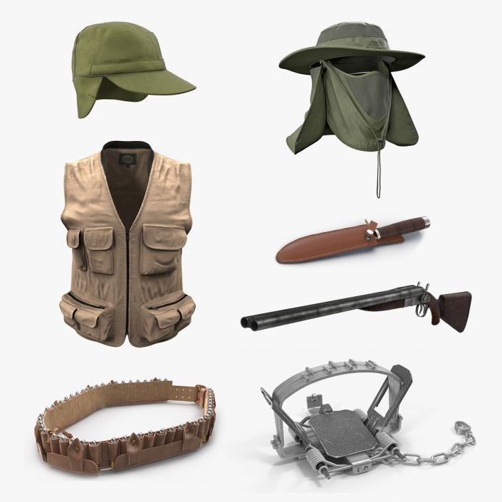 3D model Hunting Equipment Collection 3