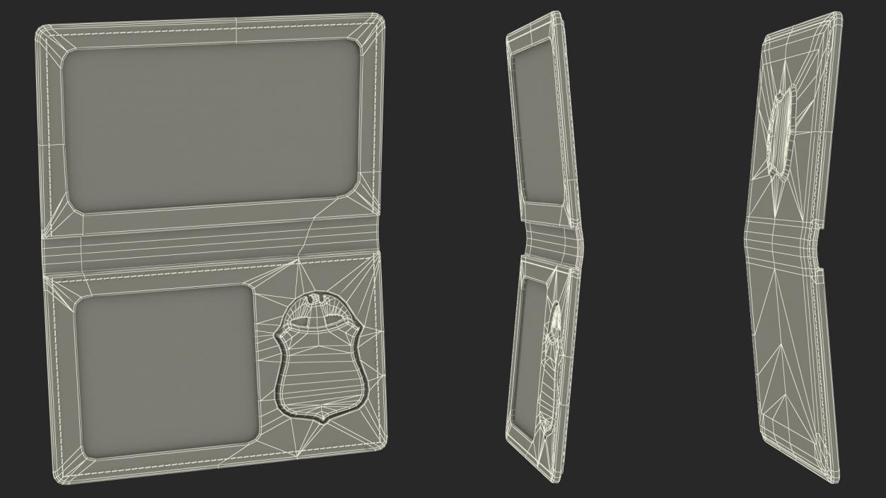 FBI Badge Open 3D model