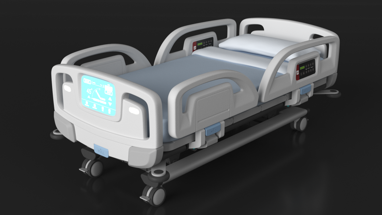 3D model Smart Hospital Bed 2