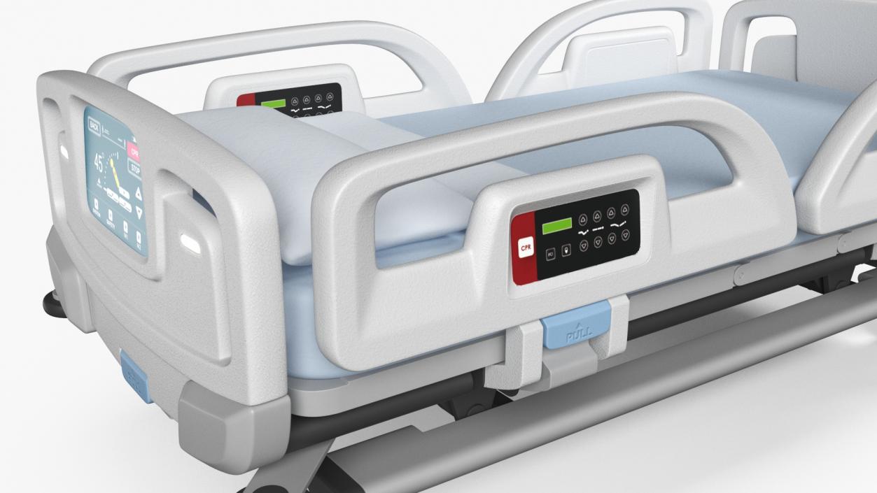 3D model Smart Hospital Bed 2