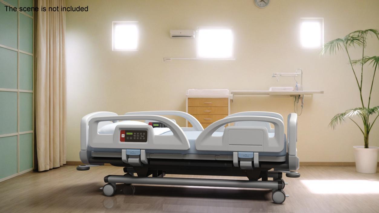 3D model Smart Hospital Bed 2