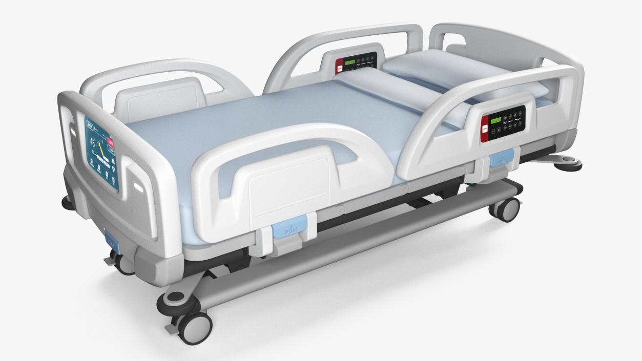 3D model Smart Hospital Bed 2