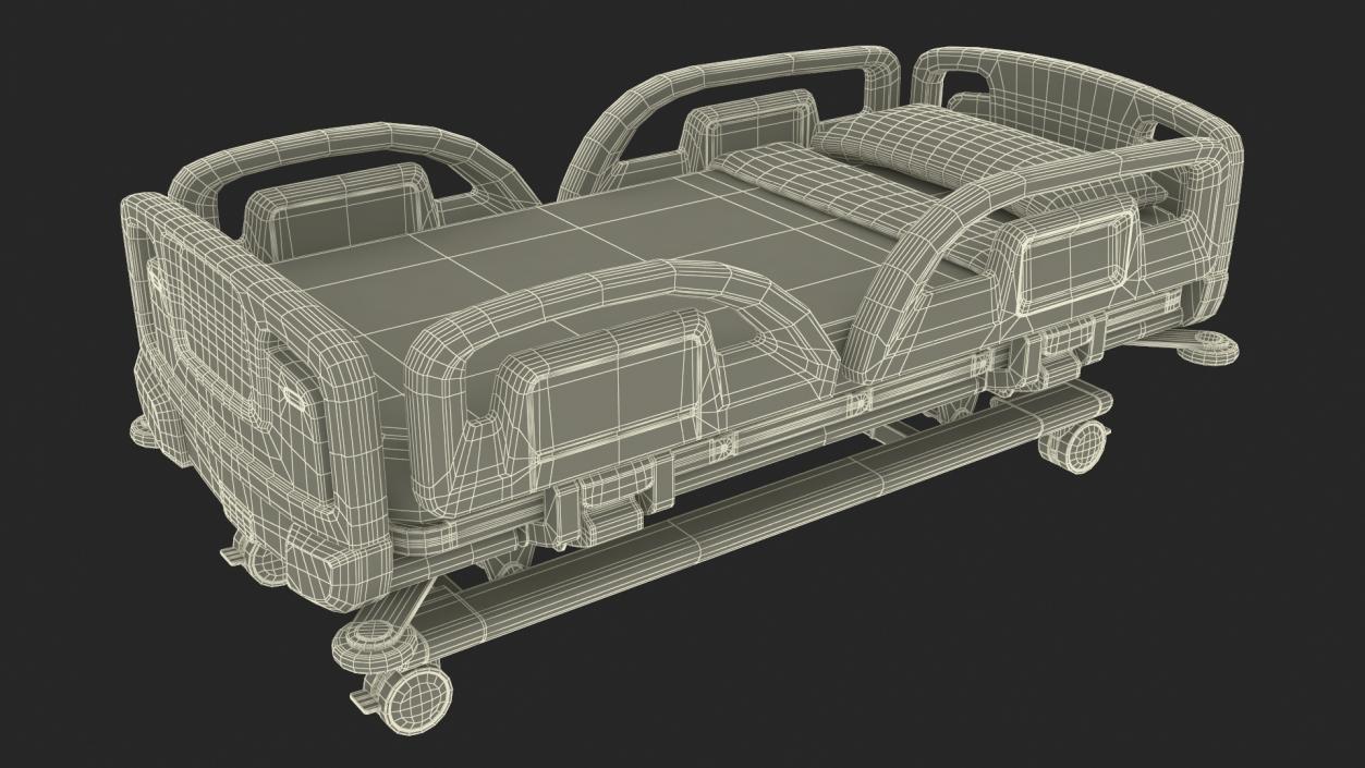 3D model Smart Hospital Bed 2