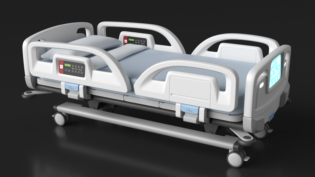 3D model Smart Hospital Bed 2