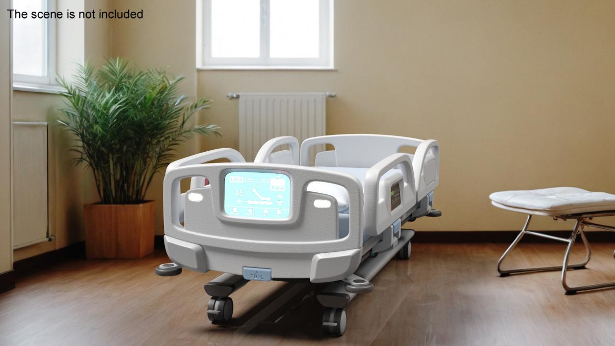 3D model Smart Hospital Bed 2