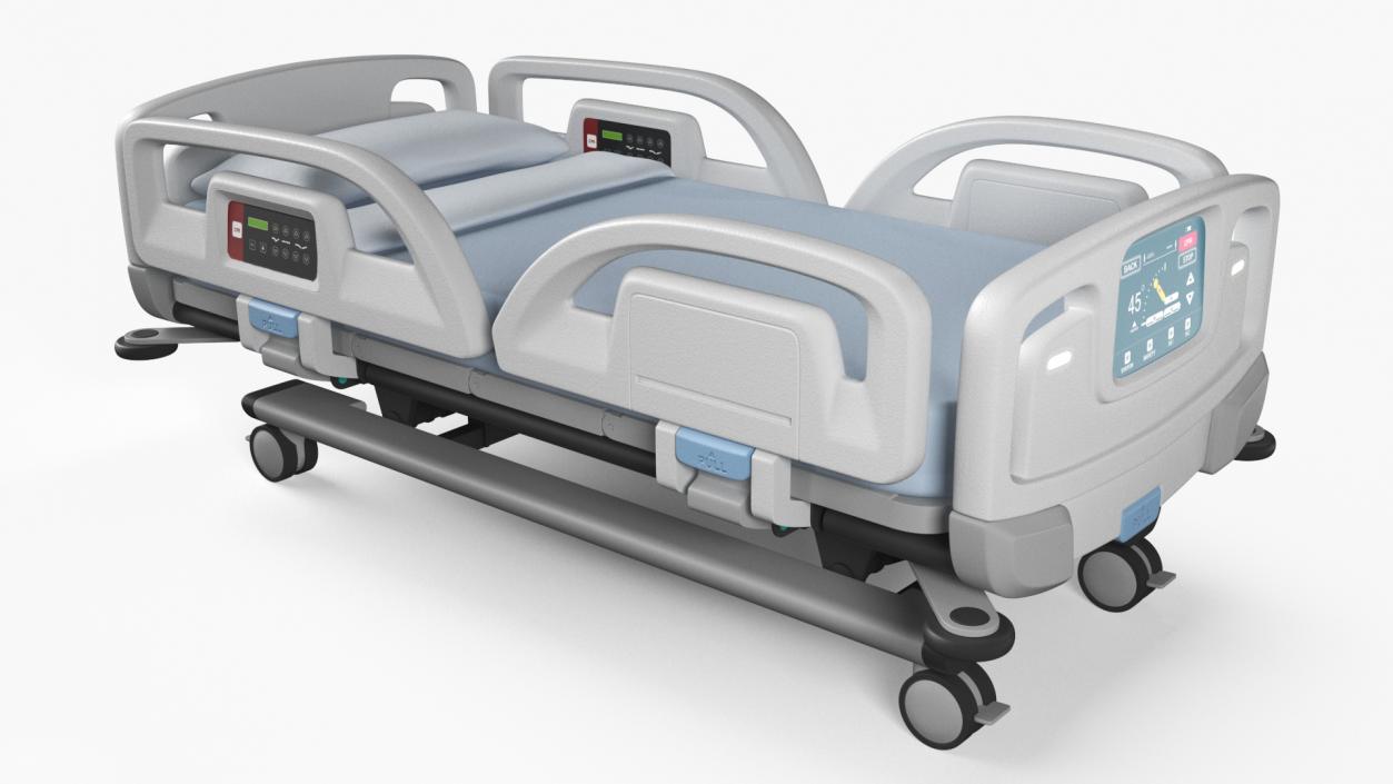 3D model Smart Hospital Bed 2