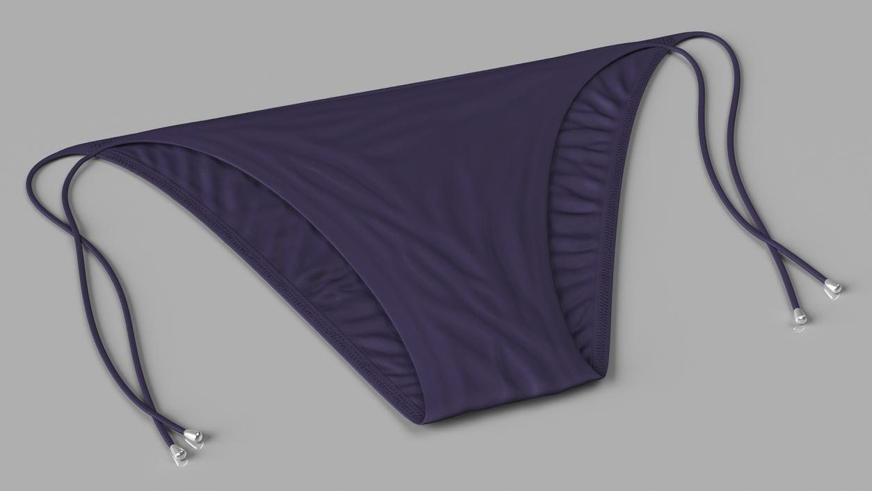 3D Tie Side Bikini Bottoms model