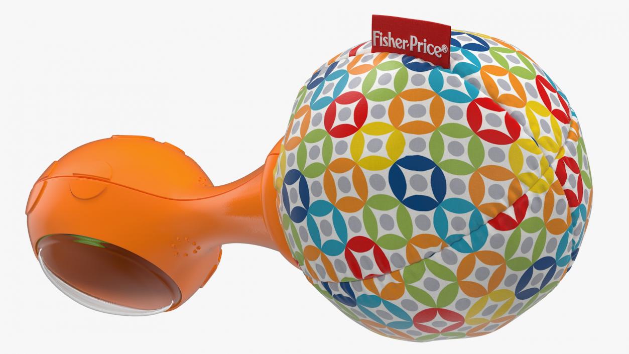 3D Fisher Price Orange Baby Rattle