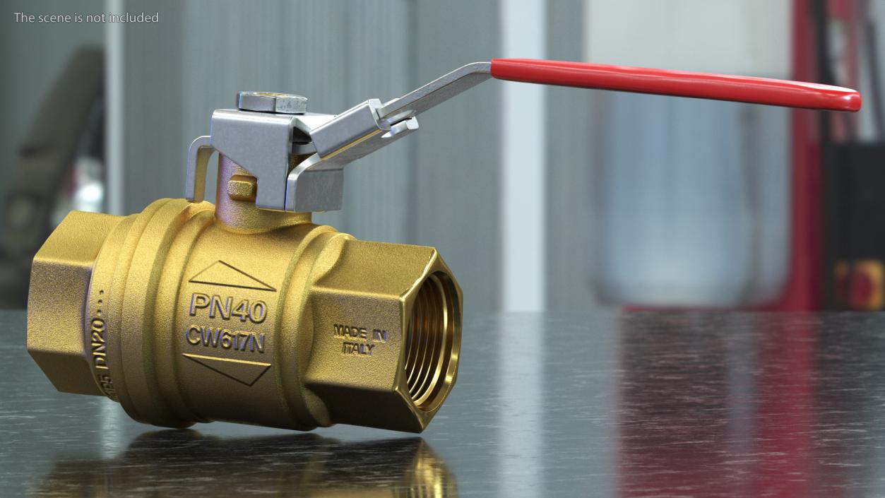 3D Forged Brass Water Ball Valve Standard model