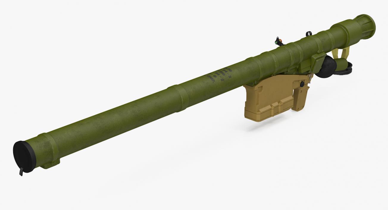 SA-18 Grouse Launch Tube 3D model