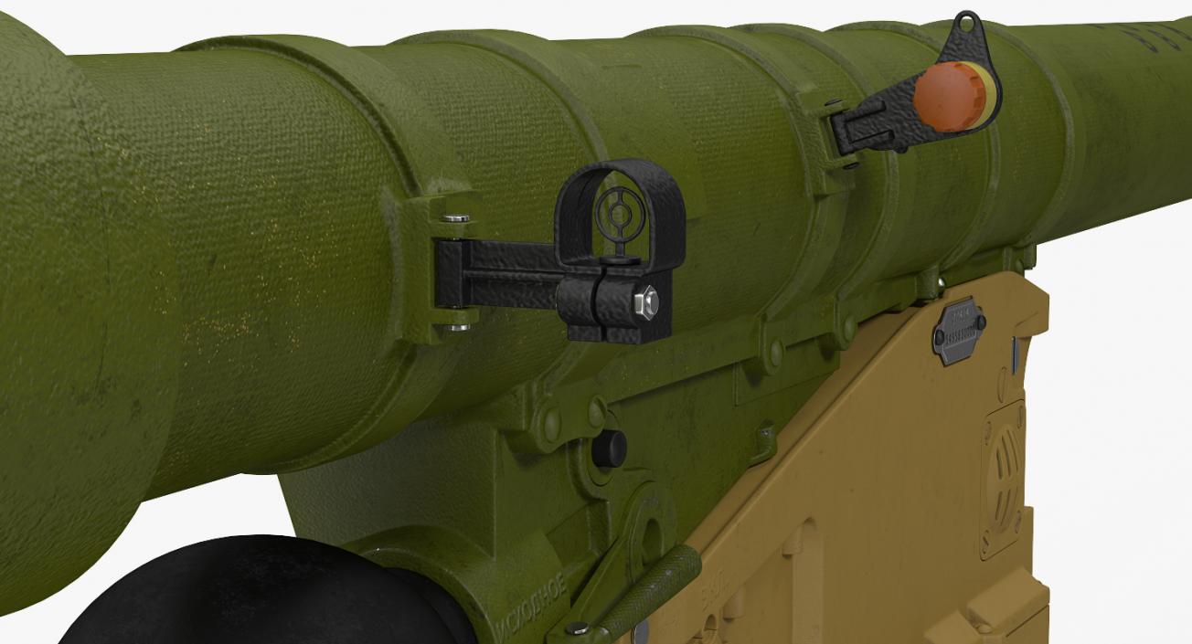 SA-18 Grouse Launch Tube 3D model