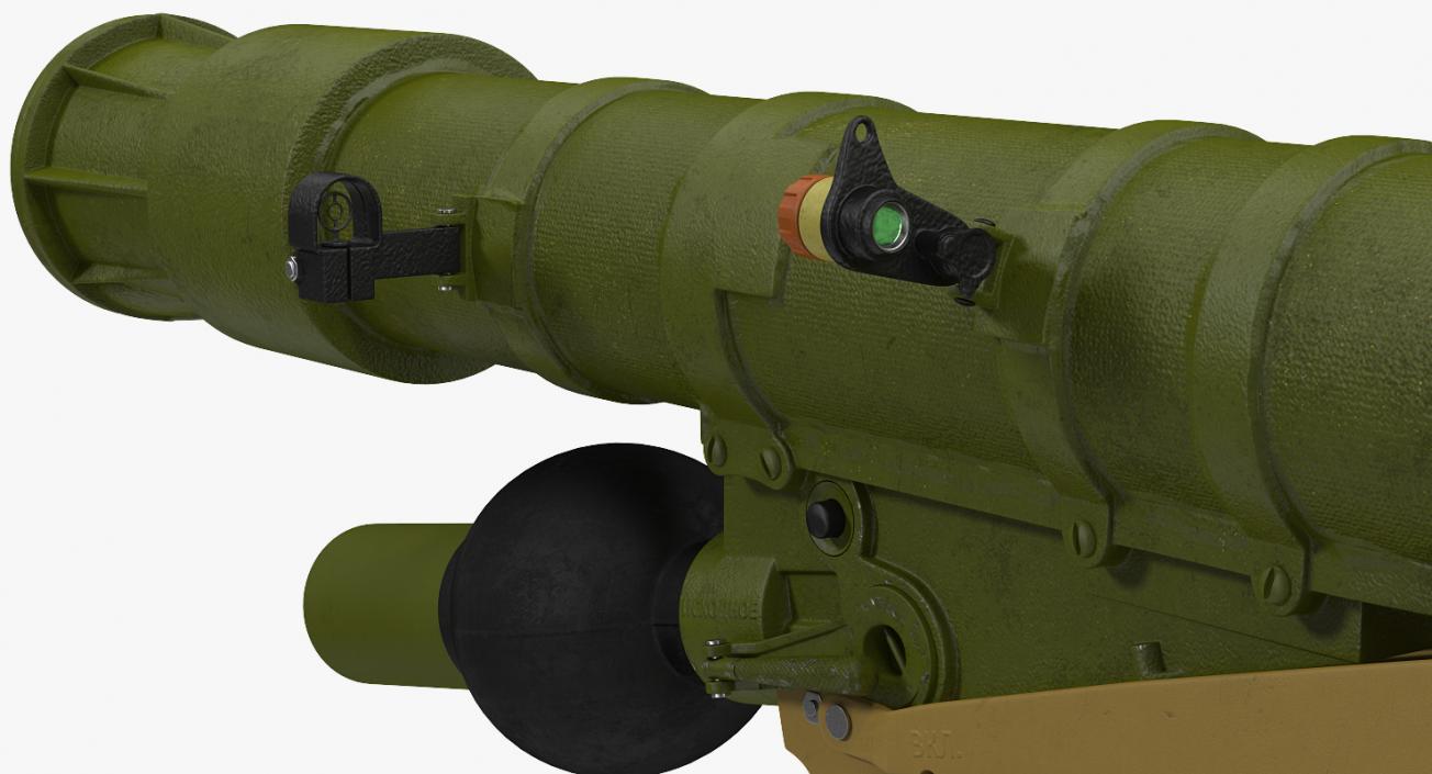 SA-18 Grouse Launch Tube 3D model