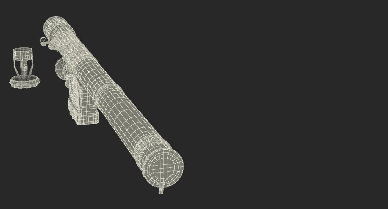 SA-18 Grouse Launch Tube 3D model