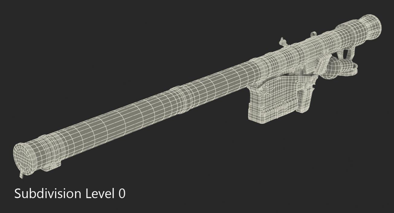 SA-18 Grouse Launch Tube 3D model