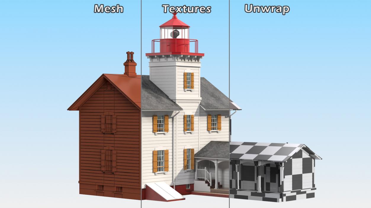 Lighthouses Collection 3D