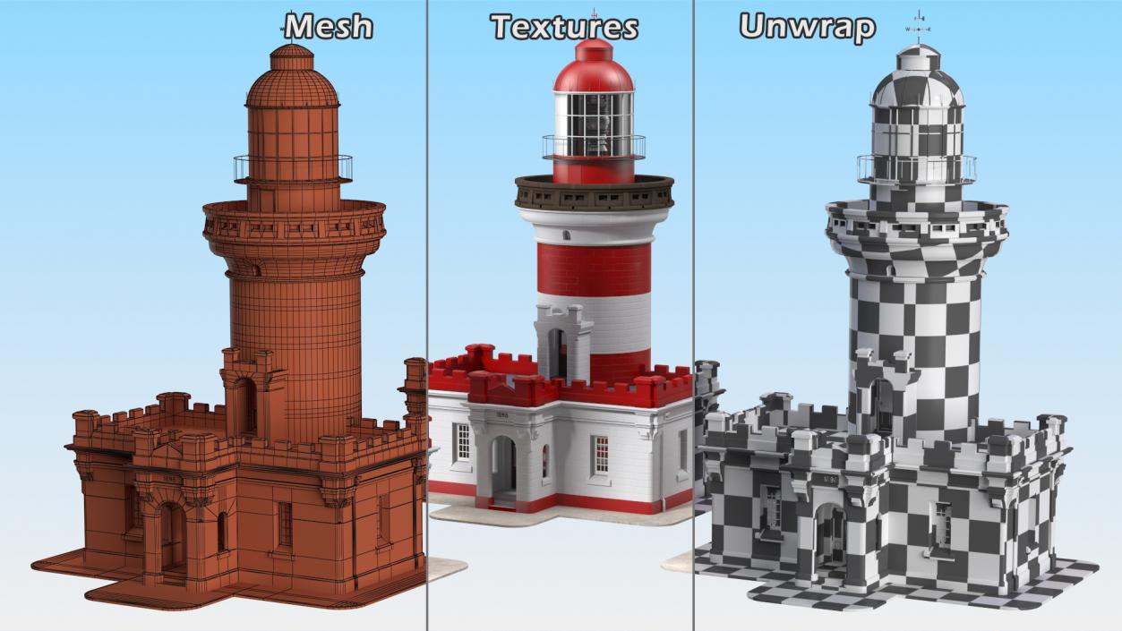 Lighthouses Collection 3D