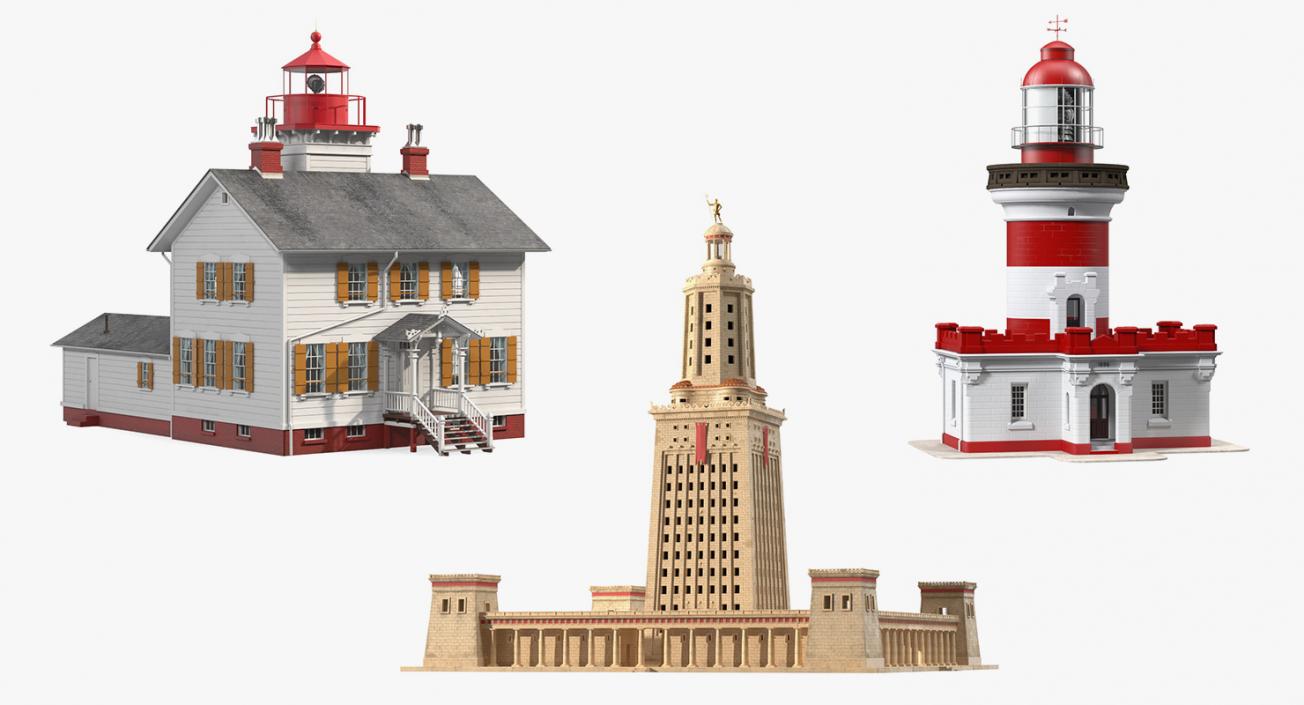 Lighthouses Collection 3D