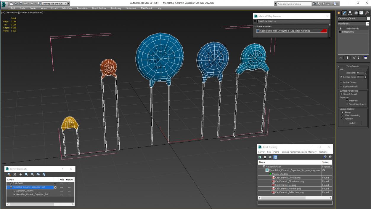 Monolithic Ceramic Capacitor Set 3D