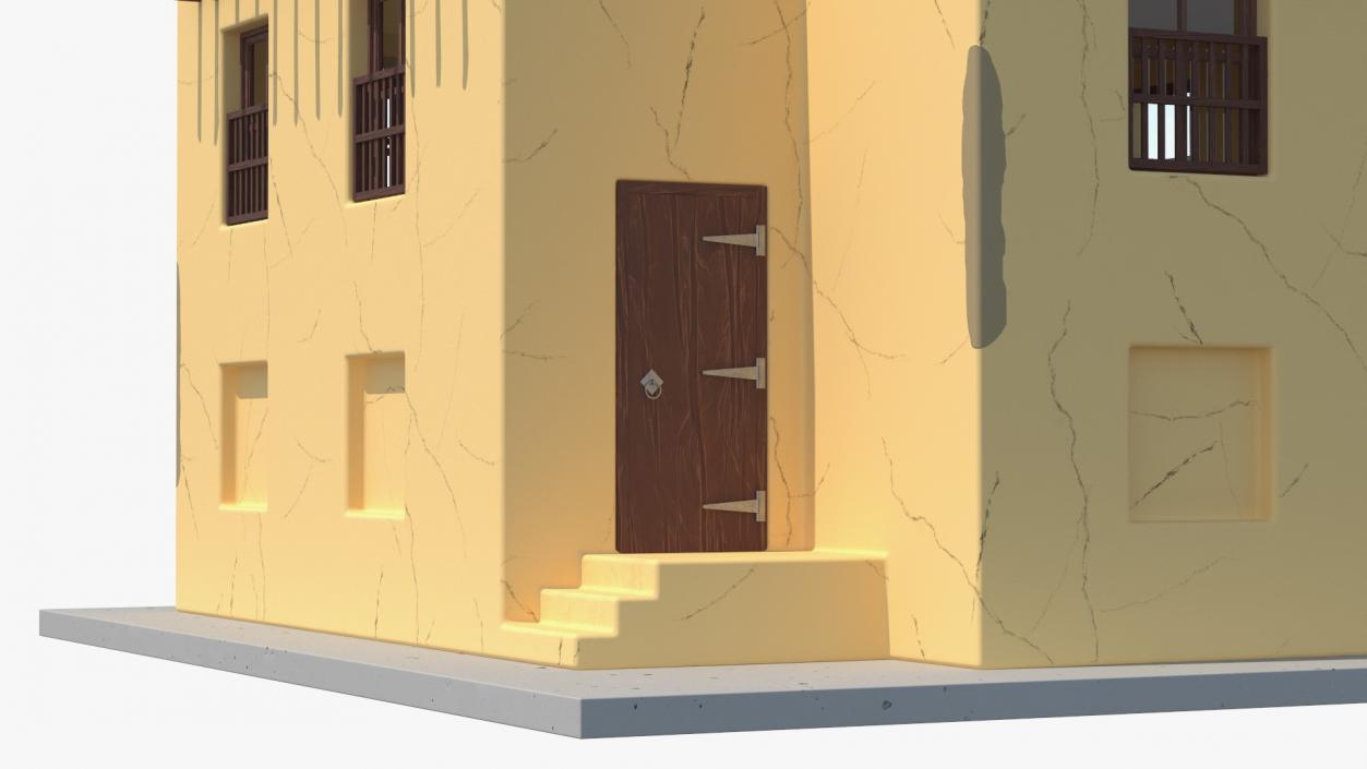 3D model Cartoon Traditional Middle Eastern House