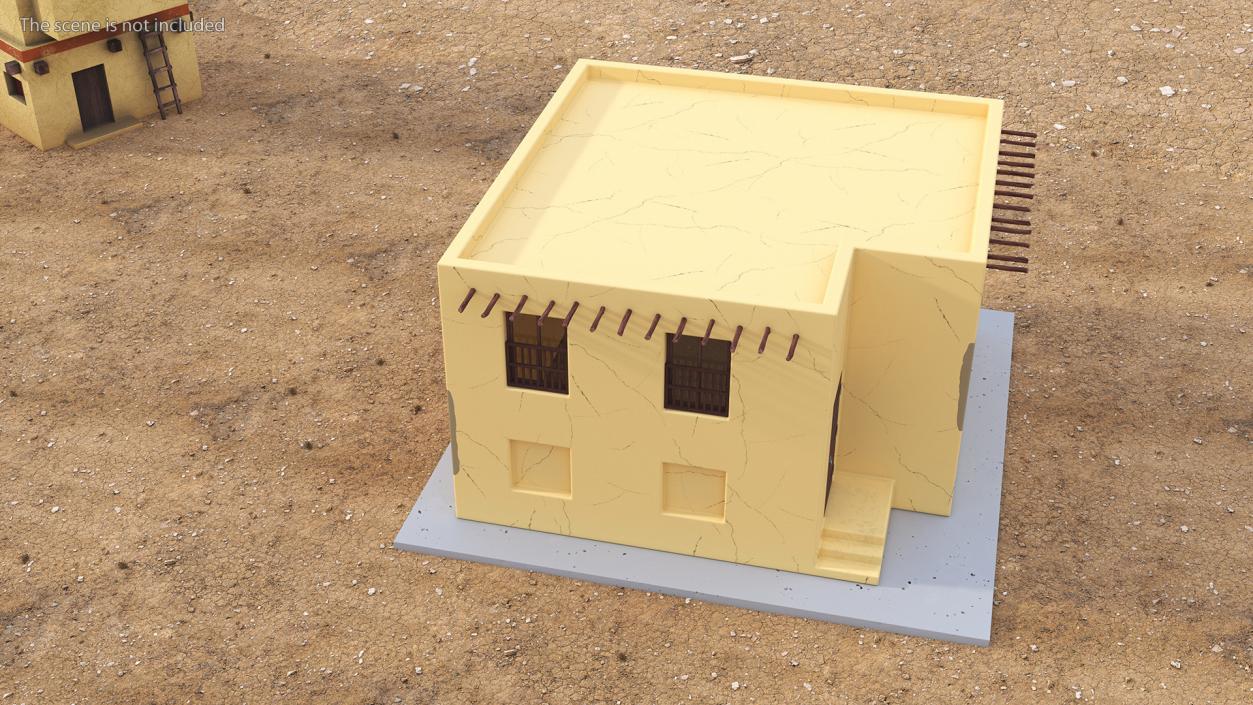 3D model Cartoon Traditional Middle Eastern House