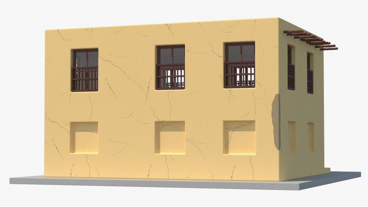 3D model Cartoon Traditional Middle Eastern House