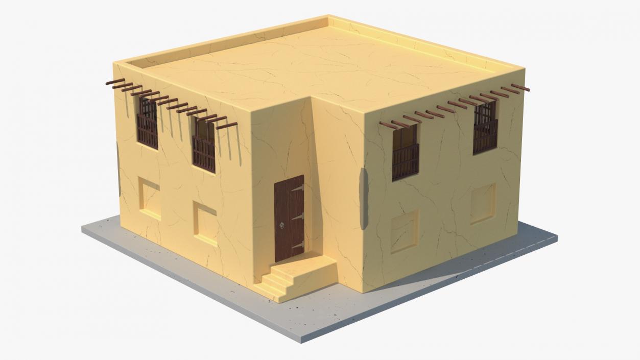 3D model Cartoon Traditional Middle Eastern House