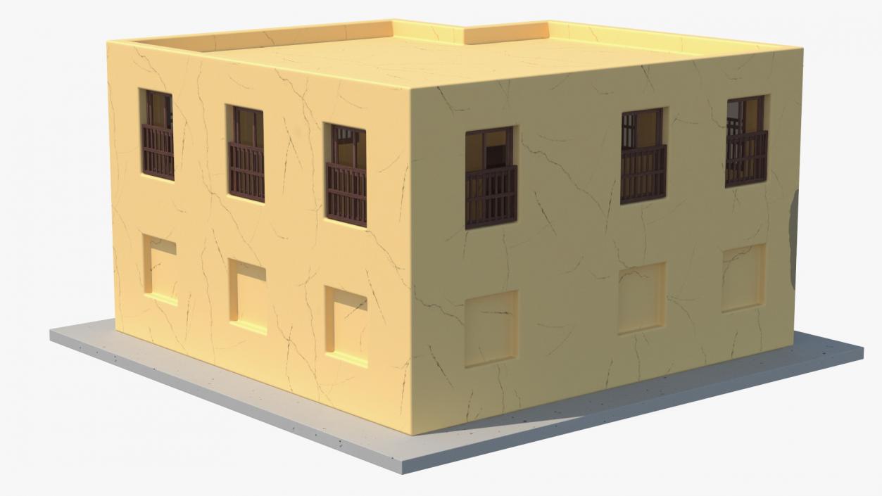 3D model Cartoon Traditional Middle Eastern House