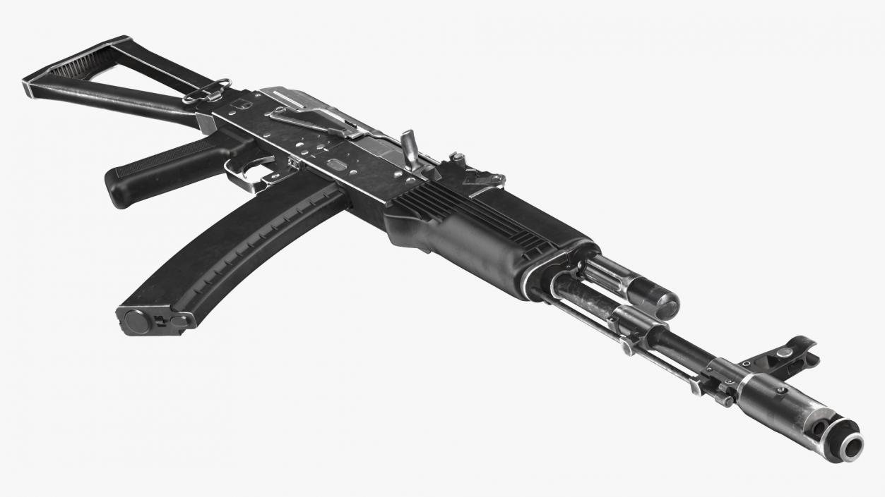 Iconic Assault Rifle AKS 74 3D