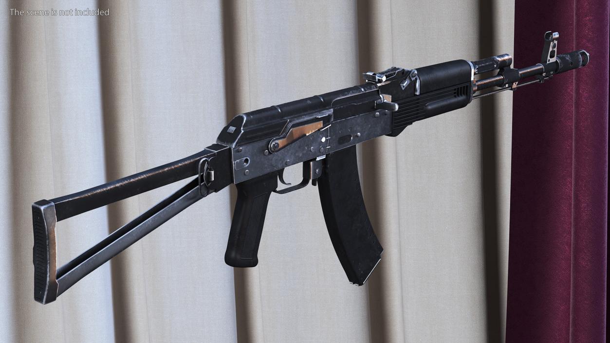 Iconic Assault Rifle AKS 74 3D