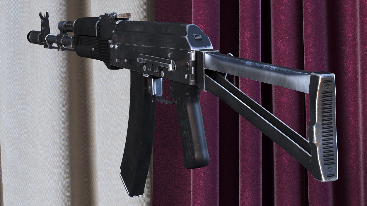 Iconic Assault Rifle AKS 74 3D