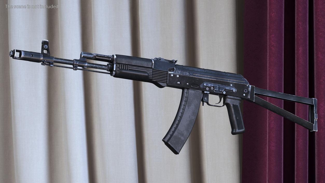 Iconic Assault Rifle AKS 74 3D