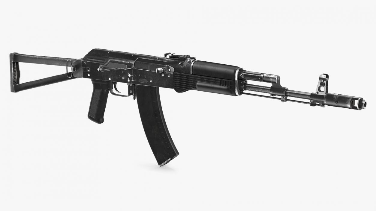 Iconic Assault Rifle AKS 74 3D