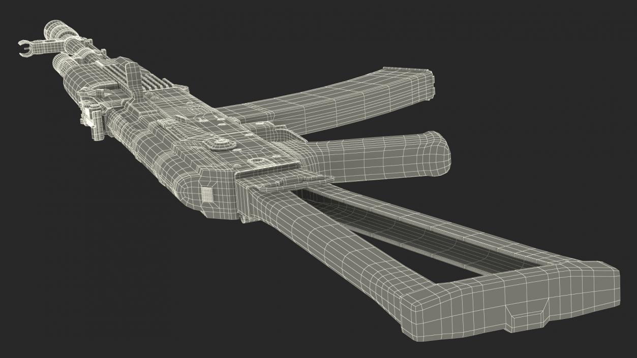 Iconic Assault Rifle AKS 74 3D
