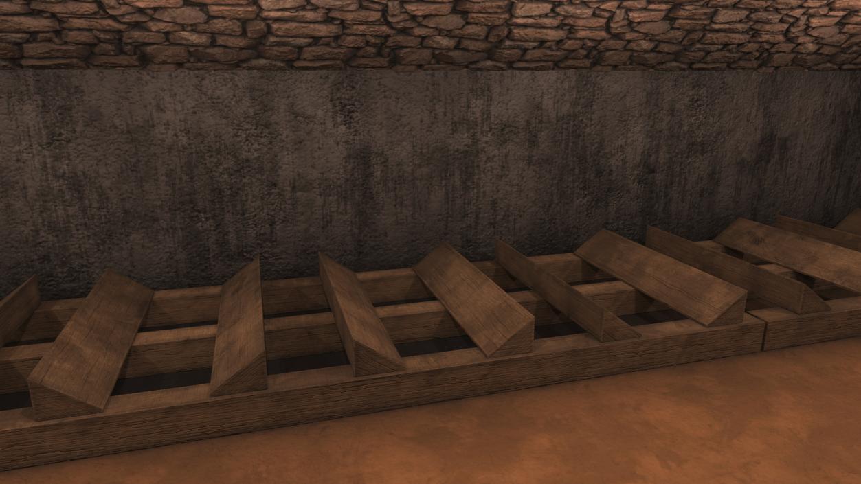 Old Wine Cellar Interior 3D model