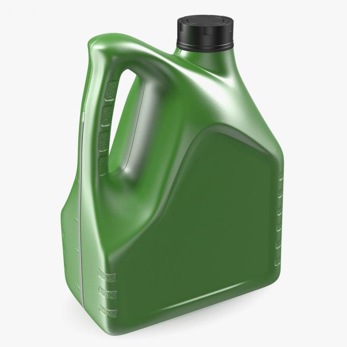 Motor Oil Green Bottle 3D