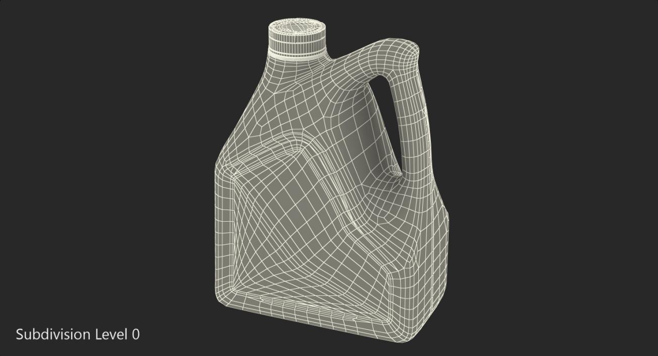 Motor Oil Green Bottle 3D